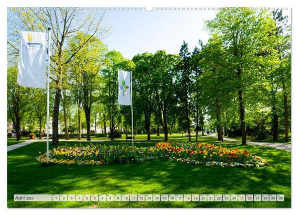 Produktbild: Bad Lippspringe Impressionen (Wandkalender 2026 DIN A2 quer), CALVENDO Monatskalender
