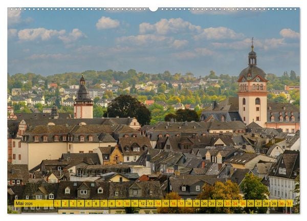 Produktbild: Ein Blick auf Weilburg an der Lahn (hochwertiger Premium Wandkalender 2026 DIN A2 quer), Kunstdruck in Hochglanz