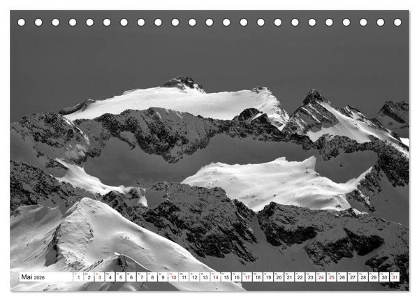 Produktbild: Dreitausender in den Alpen (Tischkalender 2026 DIN A5 quer), CALVENDO Monatskalender