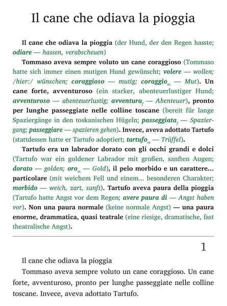 Produktbild: Italienisch lernen mit lustigen Kurzgeschichten (A1-A2) - Storie di cani (+ Audio-Online)