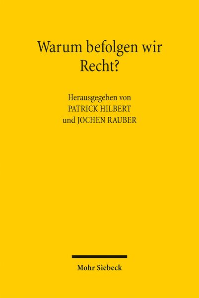 Produktbild: Warum befolgen wir Recht?