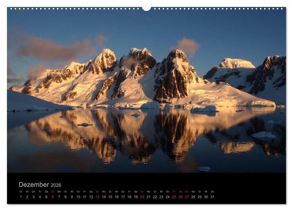 Produktbild: Antarktische Impressionen (Wandkalender 2026 DIN A2 quer), CALVENDO Monatskalender