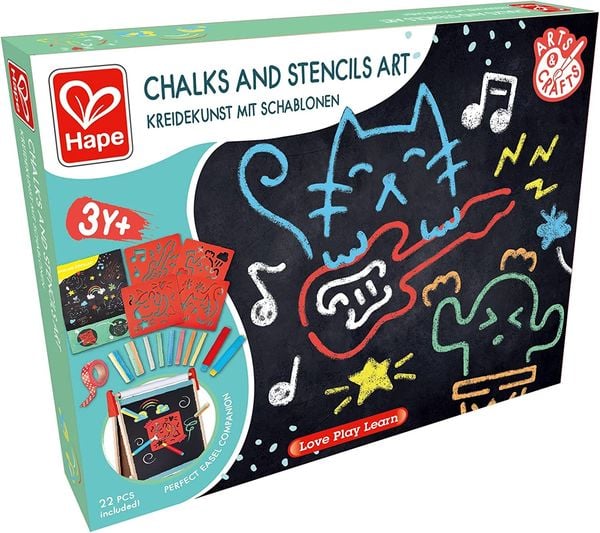 Hape Kreidekunst mit Schablone