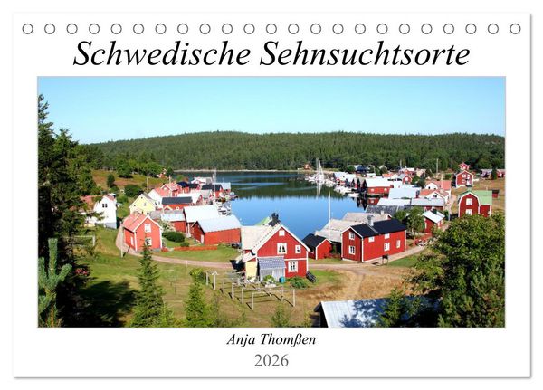 Produktbild: Schwedische Sehnsuchtsorte (Tischkalender 2026 DIN A5 quer), CALVENDO Monatskalender