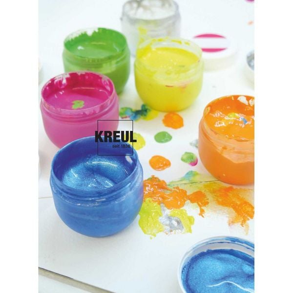 Produktbild: KREUL MUCKI Fingerfarbe f&uuml;r Gl&uuml;ckskinder 6er Set 50 ml