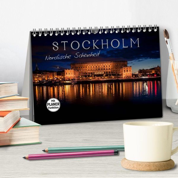 Produktbild: Stockholm - Nordische Sch&ouml;nheit (Tischkalender 2026 DIN A5 quer), CALVENDO Monatskalender