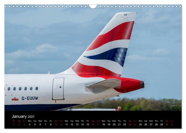 Produktbild: Commercial Airlines (Wall Calendar 2027 DIN A3 landscape), CALVENDO 12 Month Wall Calendar