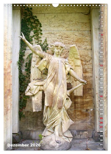 Produktbild: Friedhofsengel in Berlin (Wandkalender 2026 DIN A3 hoch), CALVENDO Monatskalender