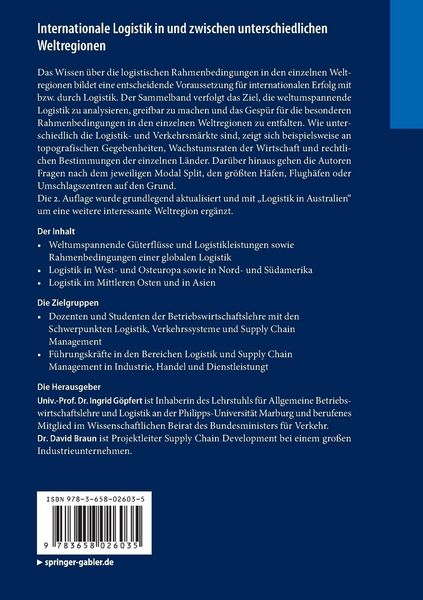 Produktbild: Internationale Logistik in und zwischen unterschiedlichen Weltregionen