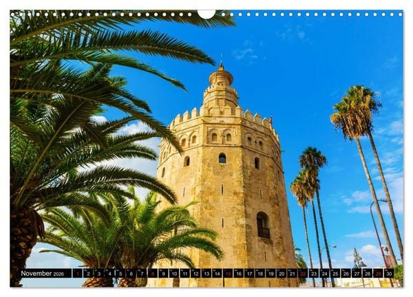 Produktbild: Sevilla - Impressionen aus dem Herzen Andalusiens (Wandkalender 2026 DIN A3 quer), CALVENDO Monatskalender