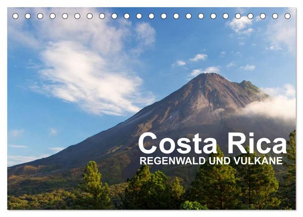 Costa Rica - Regenwald und Vulkane (Tischkalender 2026 DIN A5 quer), CALVENDO Monatskalender