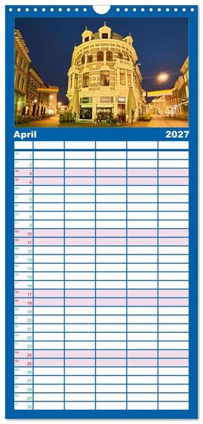 Produktbild: Familienplaner 2027 - ARNHEM mit 5 Spalten (Wandkalender, 21 x 45 cm) CALVENDO