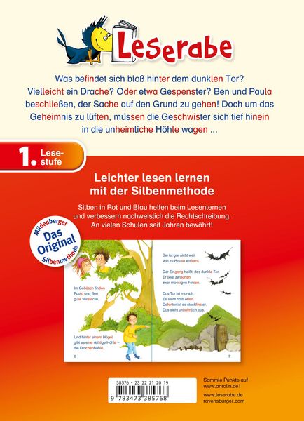 Produktbild: Leserabe mit Mildenberger Silbenmethode - Das R&auml;tsel der Drachenh&ouml;hle