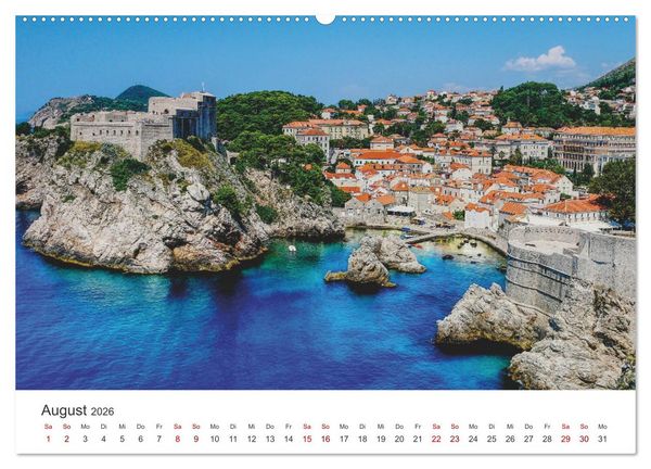 Produktbild: Kroatien - Eine Reise durch traumhafte Landschaften. (hochwertiger Premium Wandkalender 2026 DIN A2 quer), Kunstdruck in Hochglanz