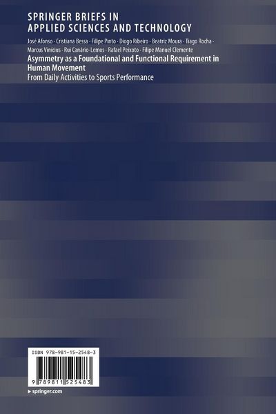 Produktbild: Asymmetry as a Foundational and Functional Requirement in Human Movement