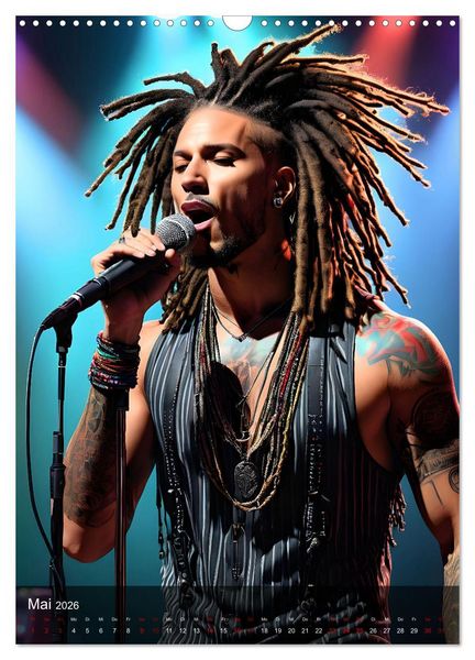 Produktbild: Rockstars - Live on Stage (Wandkalender 2026 DIN A3 hoch), CALVENDO Monatskalender