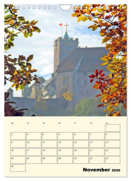 Produktbild: Die Wartburg - Weltkulturerbe in Th&uuml;ringen (Wandkalender 2026 DIN A4 hoch), CALVENDO Monatskalender