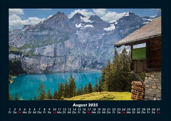 Produktbild: Bergige Welten 2025 Fotokalender DIN A4