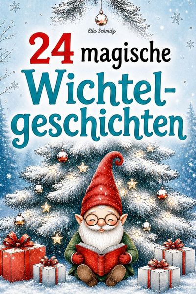 Produktbild: 24 magische Wichtelgeschichten f&uuml;r Kinder: Adventskalenderbuch zum (Vor-) Lesen, jeden Tag eine Wichtelgeschichte
