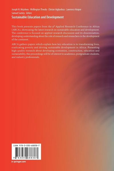 Produktbild: Sustainable Education and Development