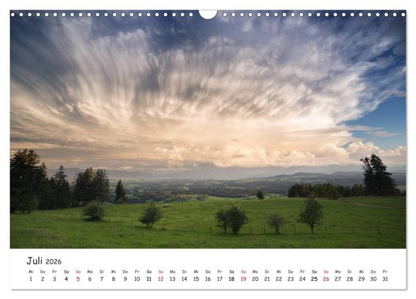 Produktbild: Gewitterwelten (Wandkalender 2026 DIN A3 quer), CALVENDO Monatskalender