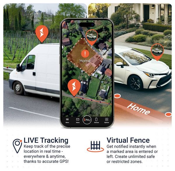 Produktbild: PAJ GPS CAR OBD 4G 2.0 GPS Tracker Fahrzeugtracker Schwarz 1St.