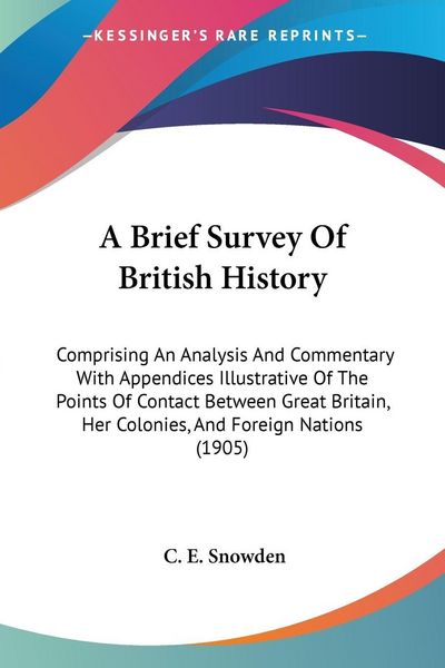 Produktbild: A Brief Survey Of British History
