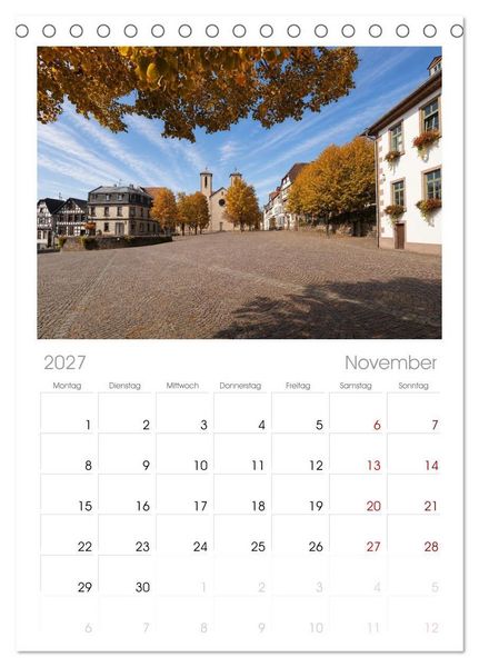Produktbild: Tischplaner 2027 - Gelnhausen Stadt (A5 Tischkalender zum Aufstellen) CALVENDO