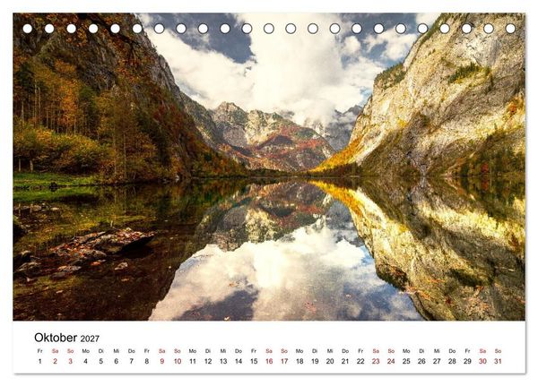 Produktbild: Berchtesgaden - Natursch&ouml;nheiten in Bayern (Tischkalender 2027 DIN A5 quer), CALVENDO Monatskalender