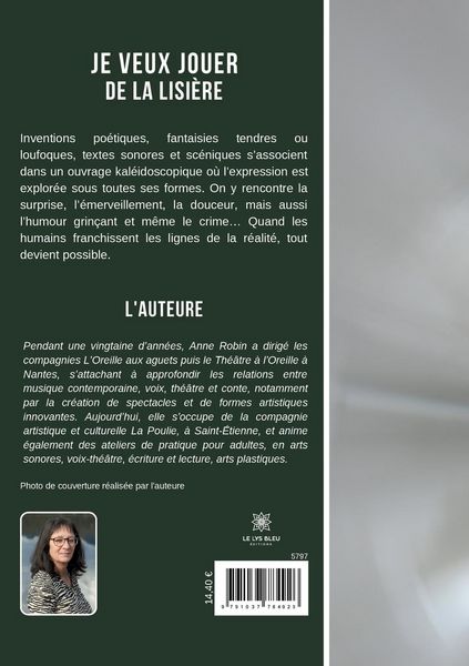 Produktbild: Anne Robin: Je veux jouer de la lisi&egrave;re