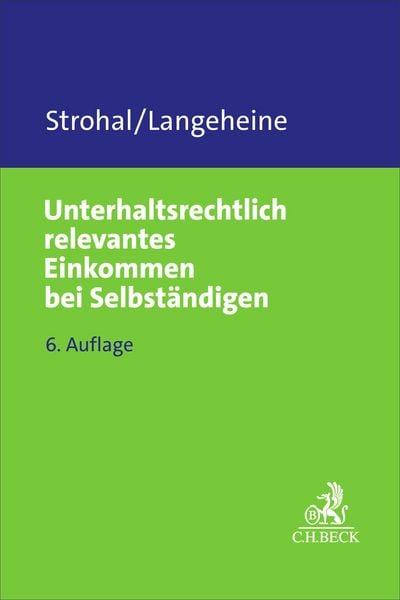 Produktbild: Unterhaltsrechtlich relevantes Einkommen bei Selbst&auml;ndigen