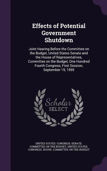 Produktbild: Effects of Potential Government Shutdown