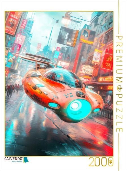 CALVENDO Puzzle Science-Fiction-Visionen der Zukunft | 2000 Teile Lege-Größe 90x67cm Foto-Puzzle für glückliche Stunden