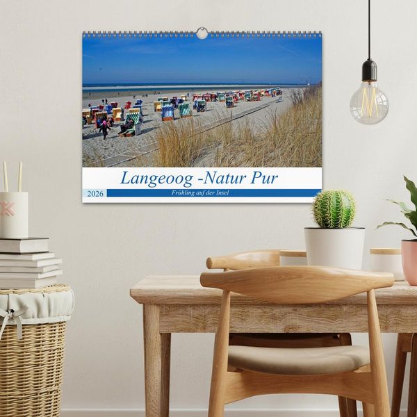 Produktbild: Langeoog - Natur Pur (Wandkalender 2026 DIN A3 quer), CALVENDO Monatskalender