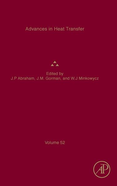 Produktbild: Advances in Heat Transfer: Volume 52