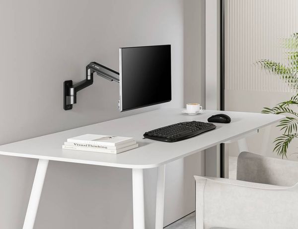 Produktbild: SpeaKa Professional SP-MM-990 Monitor-Wandhalterung 1 Display(s) 43,2 cm (17") - 124,5 cm (49") Schwarz H&ouml;henverstellbar, Neigbar, Schwenkbar