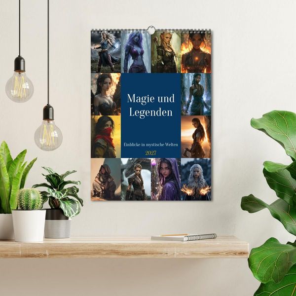 Produktbild: Magie und Legenden - Einblicke in mystische Welten (Wandkalender 2027 DIN A3 hoch), CALVENDO Monatskalender