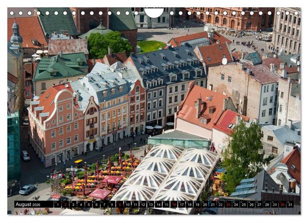 Produktbild: Hauptst&auml;dte des Baltikums (Wandkalender 2026 DIN A4 quer), CALVENDO Monatskalender