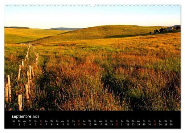 Produktbild: AUBRAC (Calendrier mural 2026 DIN A2 vertical) calendrier de bureau