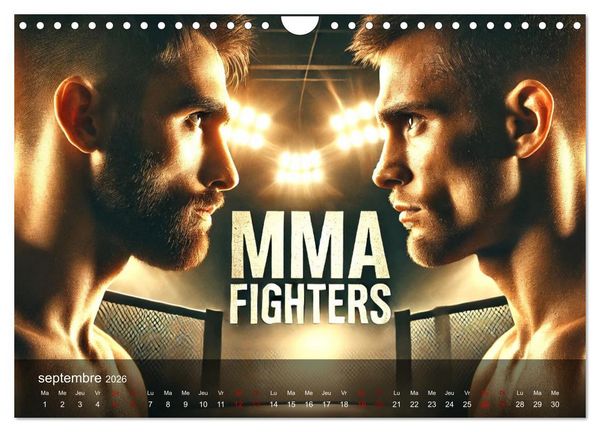 Produktbild: MMA - Mixed Martial Arts France (Calendrier mural 2026 DIN A4 vertical), CALVENDO calendrier mensuel