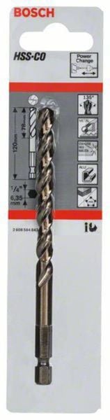 Produktbild: Bosch Accessories 2608584843 Zentrierbohrer 7.15mm Cobalt 1St.