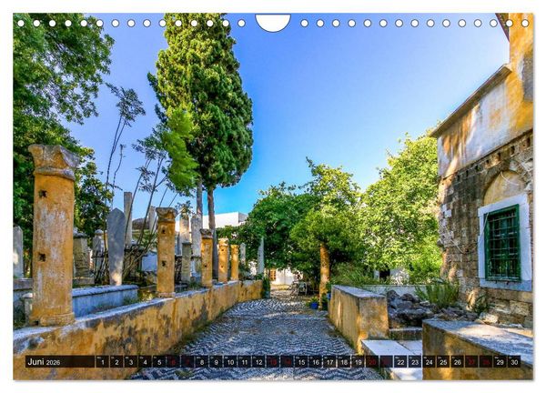 Produktbild: Idyllisches Rhodos (Wandkalender 2026 DIN A4 quer), CALVENDO Monatskalender