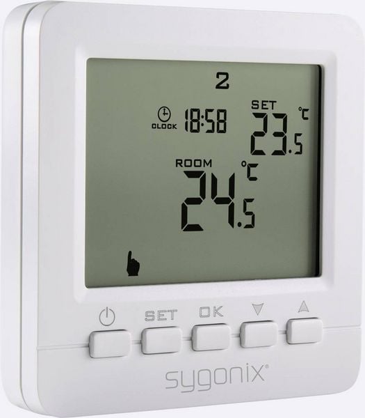 Produktbild: Sygonix SY-4500818 Raumthermostat Unterputz Wochenprogramm 1St.