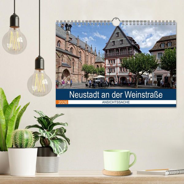 Produktbild: Neustadt an der Weinstra&szlig;e - Ansichtssache (Wandkalender 2026 DIN A4 quer), CALVENDO Monatskalender