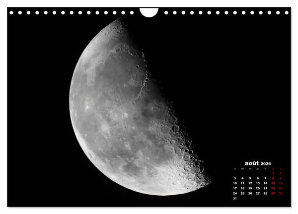 Produktbild: Phases de la lune (Calendrier mural 2026 DIN A4 vertical), CALVENDO calendrier mensuel