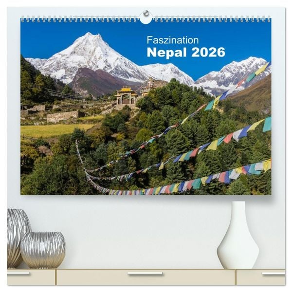 Produktbild: Faszination Nepal (hochwertiger Premium Wandkalender 2026 DIN A2 quer), Kunstdruck in Hochglanz