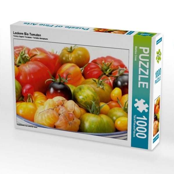 CALVENDO Puzzle Leckere Bio Tomaten | 1000 Teile Lege-Größe 64x48cm Foto-Puzzle für glückliche Stunden