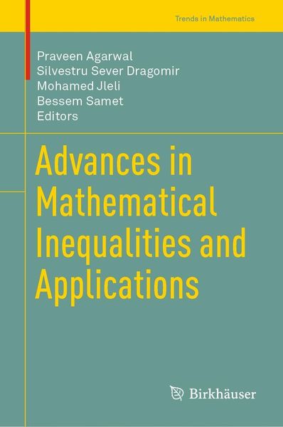 Produktbild: Advances in Mathematical Inequalities and Applications