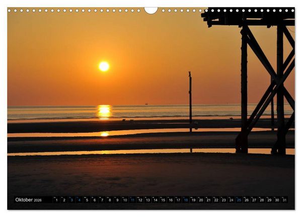 Produktbild: St. Peter Ording (Wandkalender 2026 DIN A3 quer), CALVENDO Monatskalender