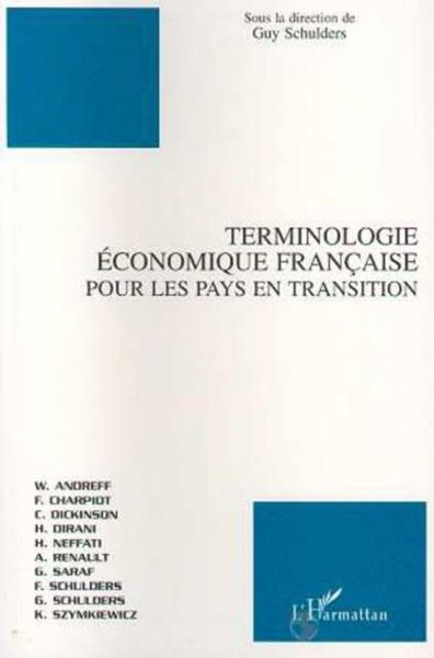 Produktbild: Terminologie Economique Francaise Pour Les Pays En Transition